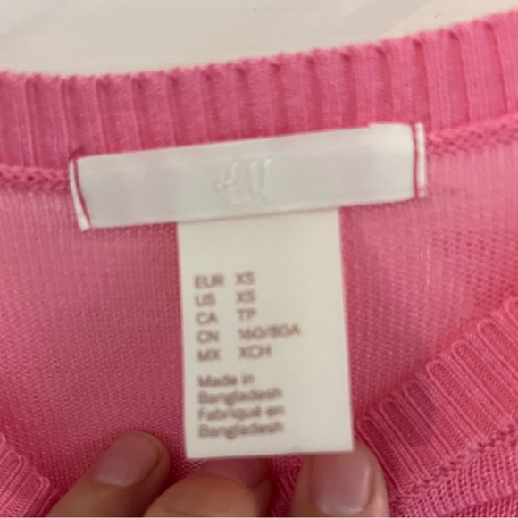 H&M pink tunic sweater - Picture 2 of 3